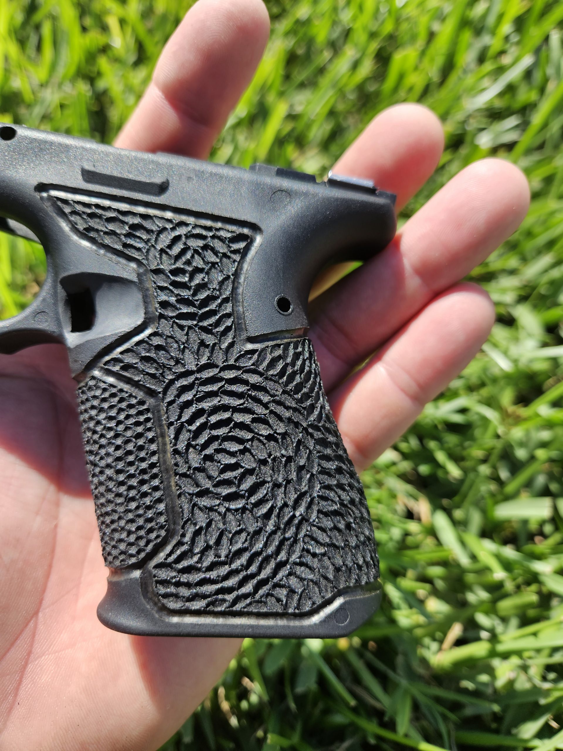 Custom Hybrid stippled Gen3 G19 frame