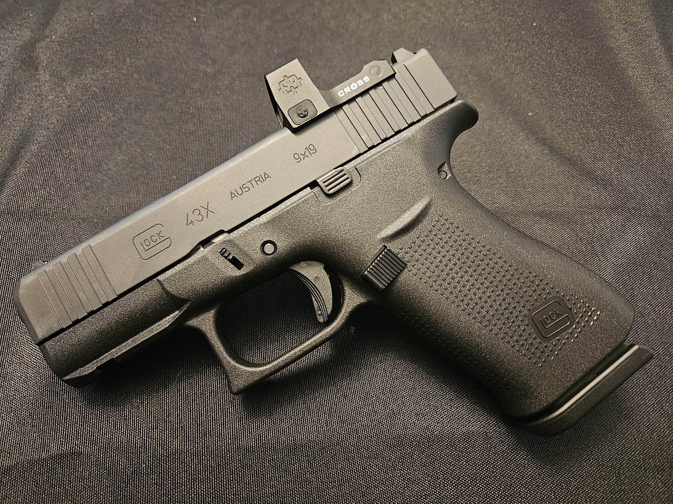 Glock 43X MOS with Crimson Trace RAD 3MOA Red dot