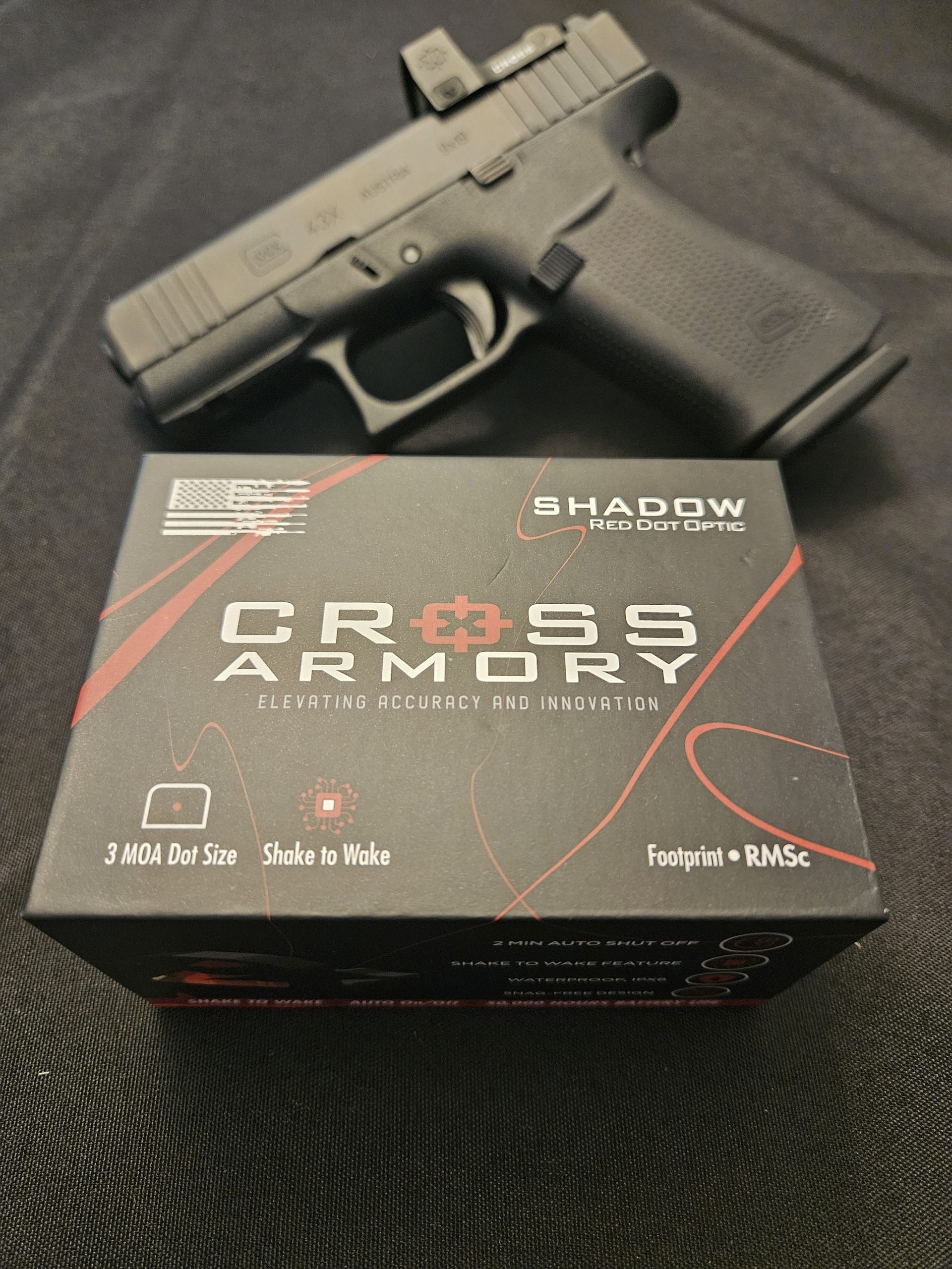 Glock 43X MOS with Crimson Trace RAD 3MOA Red dot - Image 5
