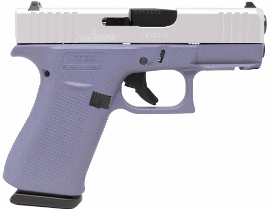 GLOCK 43X, Apollo Customs Orchid Purple Satin Aluminum Slide