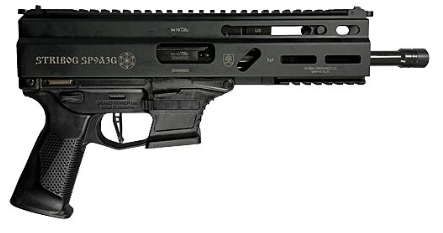 GRAND POWER STRIBOG SP9A3G 9MM 8" Barrel, (GLOCK MAGS)